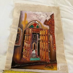 Zina berbère oil paint original